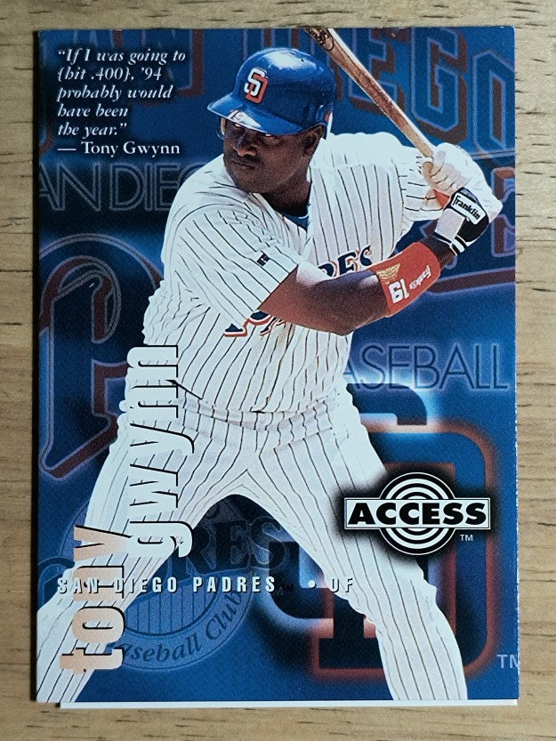 1996 Circa Access #27 Tony Gwynn