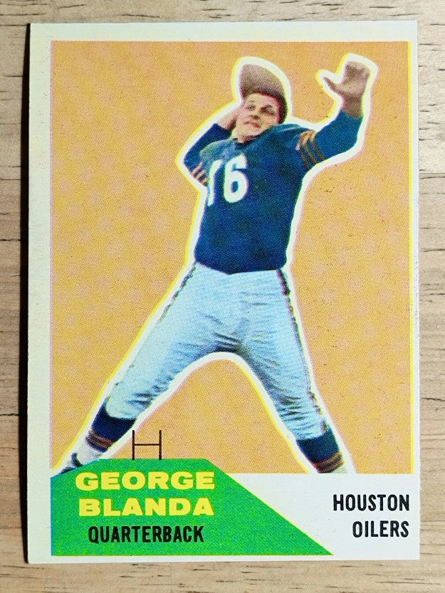 1960 Fleer #58 George Blanda (EXMT)