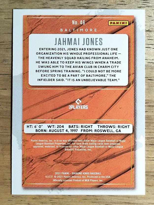 2021 Diamond Kings #46 Jahmai Jones RC