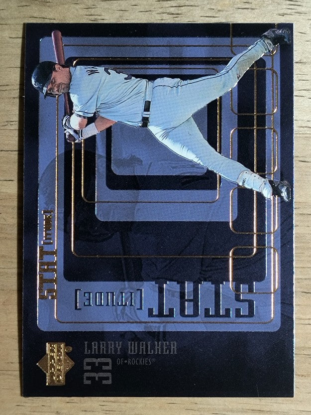 2000 Upper Deck Statitude #S12 Larry Walker