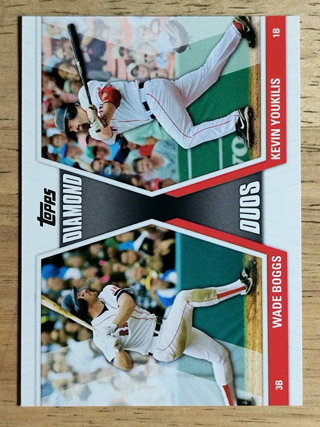 2011 Topps Diamond Duos #BY Wade Boggs/Kevin Youkilis