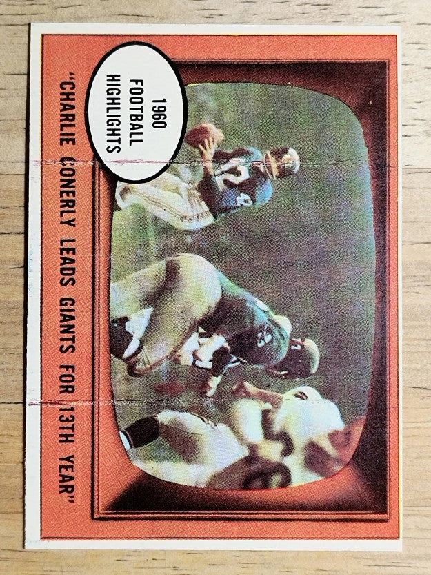 1961 Topps #94 Charley Conerly IA (EXMT)