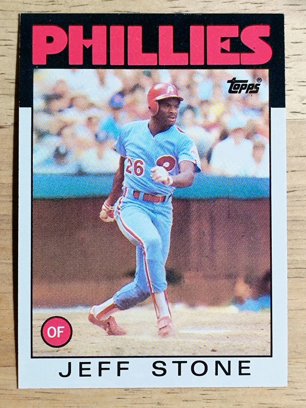 1986 Topps #686 Jeff Stone
