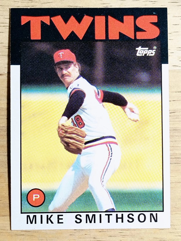 1986 Topps #695 Mike Smithson