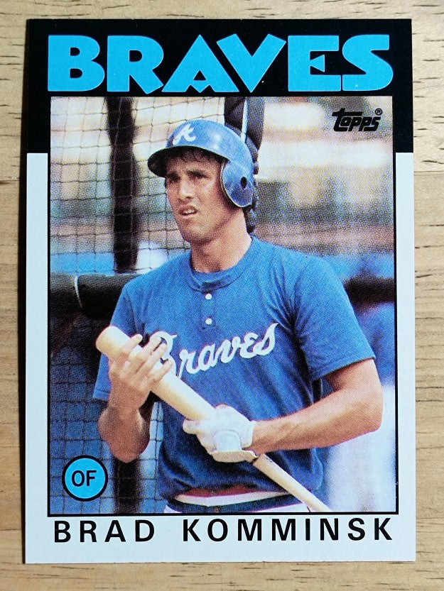 1986 Topps #698 Brad Komminsk