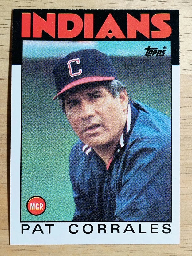 1986 Topps #699 Pat Corrales MG