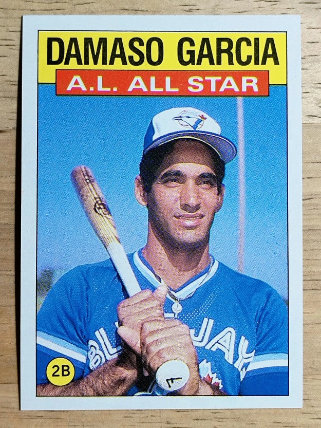 1986 Topps #713 Damaso Garcia AS