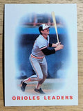 1986 Topps #726 Orioles Leaders/Rick Dempsey