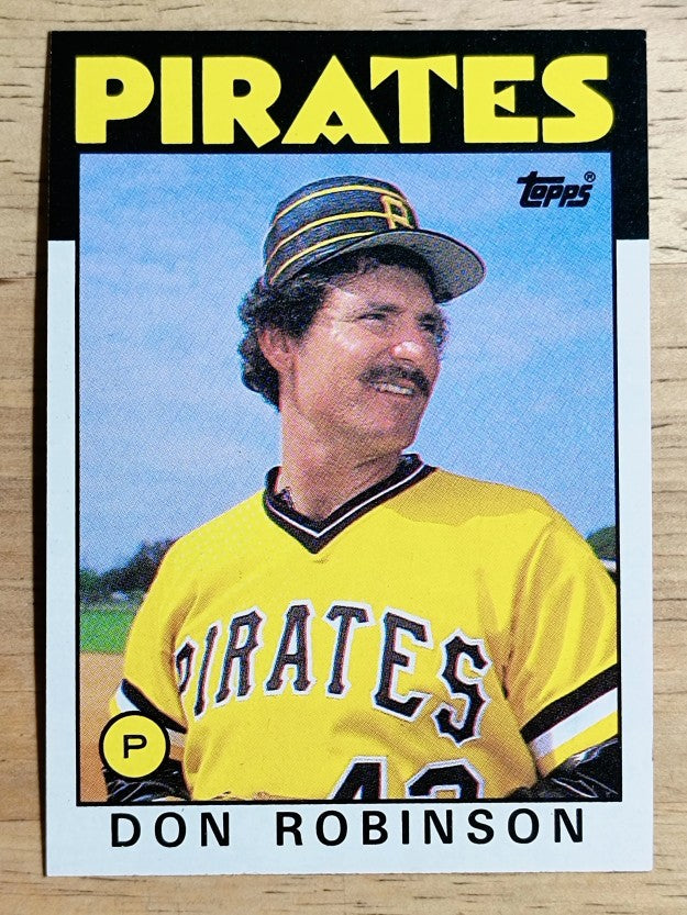 1986 Topps #731 Don Robinson