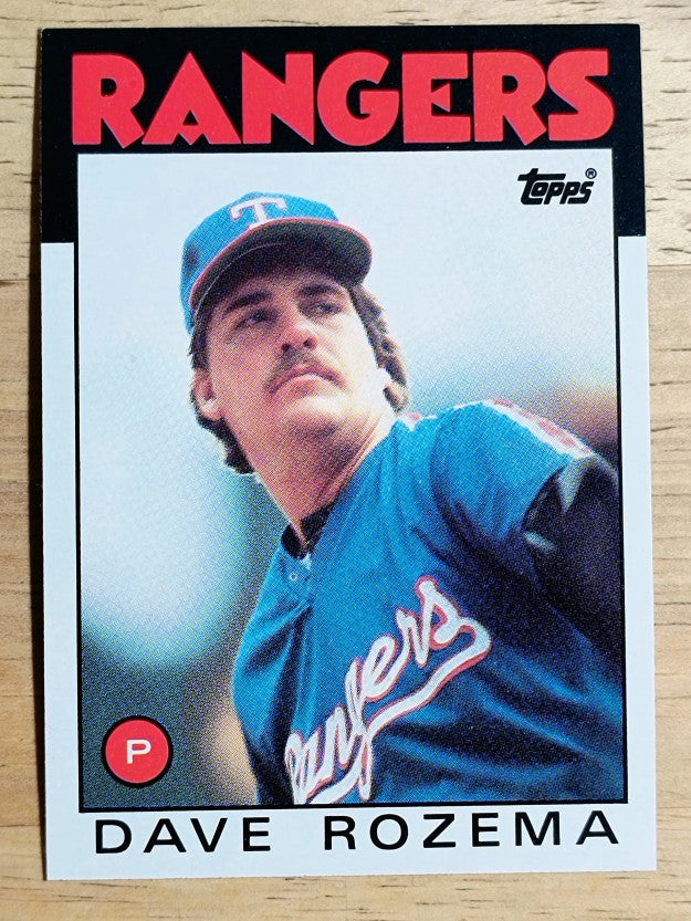 1986 Topps #739 Dave Rozema