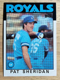 1986 Topps #743 Pat Sheridan