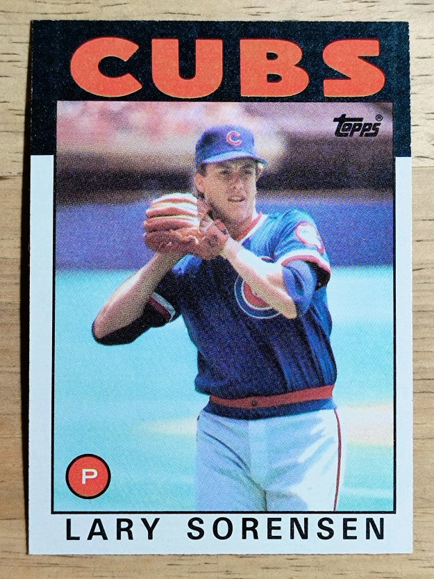 1986 Topps #744 Lary Sorensen