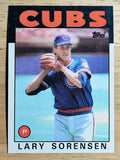 1986 Topps #744 Lary Sorensen