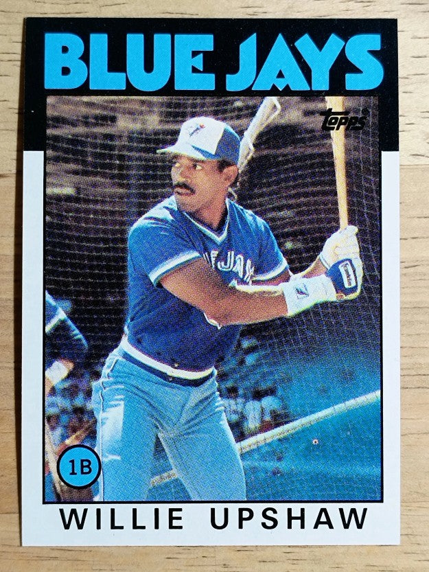 1986 Topps #745 Willie Upshaw