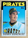 1986 Topps #746 Denny Gonzalez