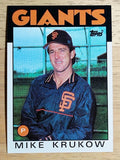 1986 Topps #752 Mike Krukow