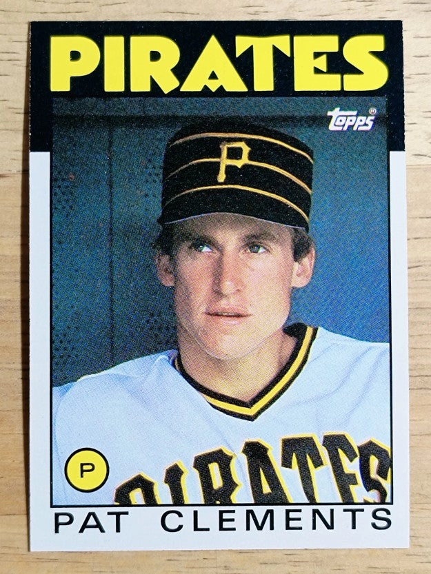 1986 Topps #754 Pat Clements