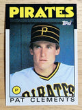 1986 Topps #754 Pat Clements