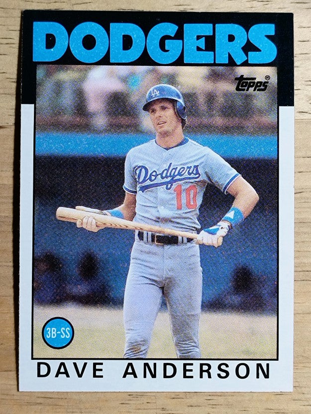 1986 Topps #758 Dave Anderson