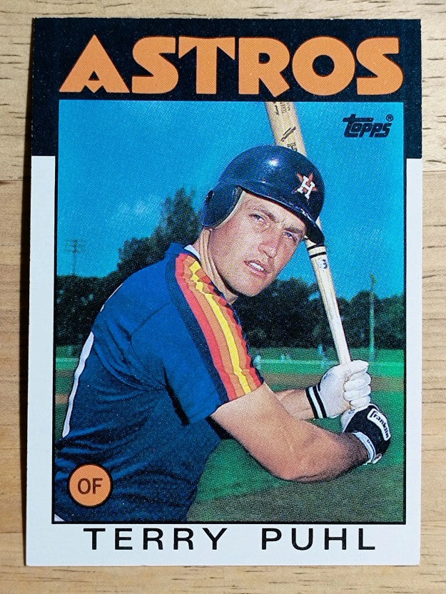 1986 Topps #763 Terry Puhl