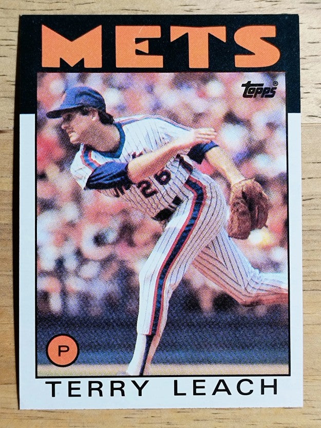 1986 Topps #774 Terry Leach