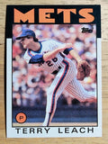1986 Topps #774 Terry Leach