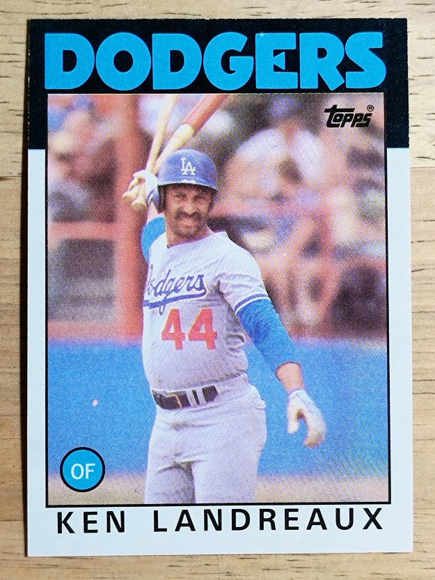 1986 Topps #782 Ken Landreaux
