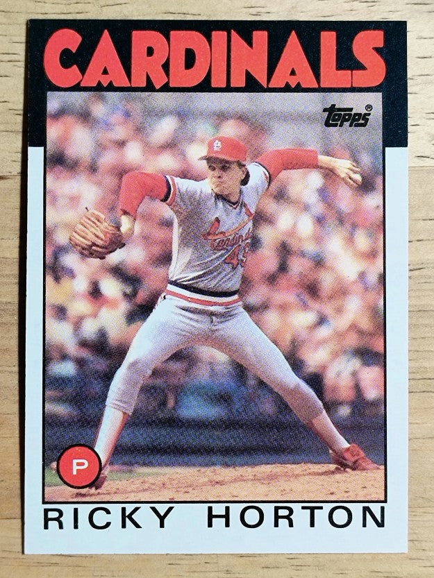 1986 Topps #783 Ricky Horton