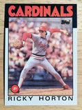 1986 Topps #783 Ricky Horton