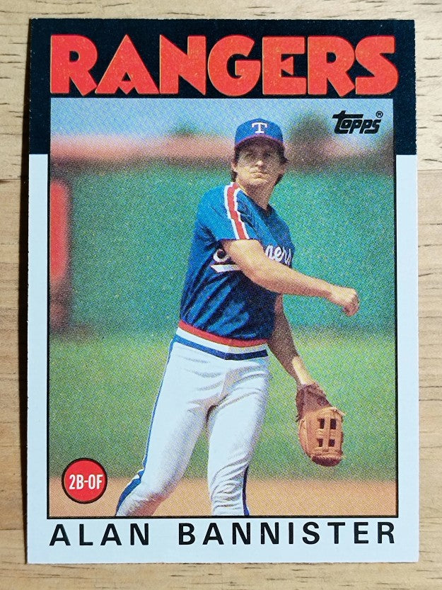 1986 Topps #784 Alan Bannister