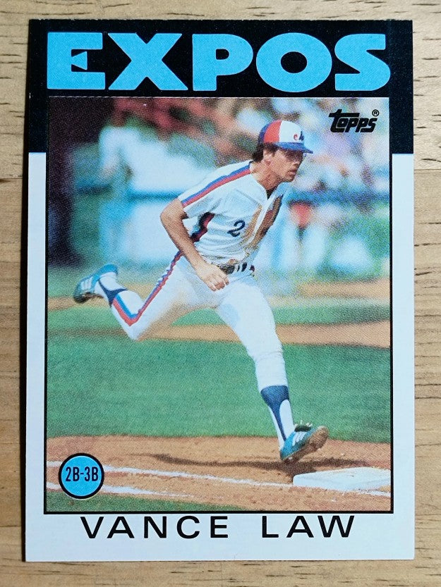 1986 Topps #787 Vance Law