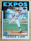 1986 Topps #787 Vance Law
