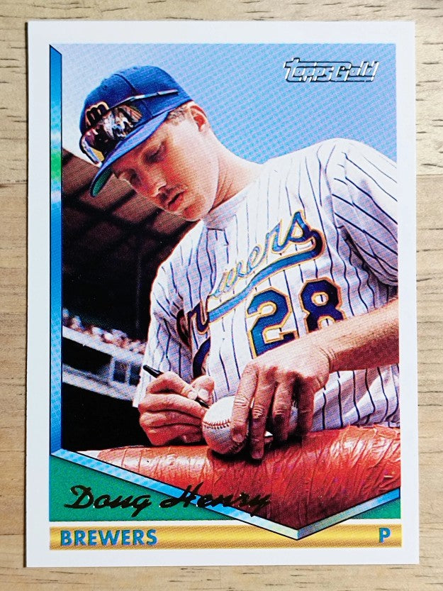 1994 Topps Gold #16 Doug Henry