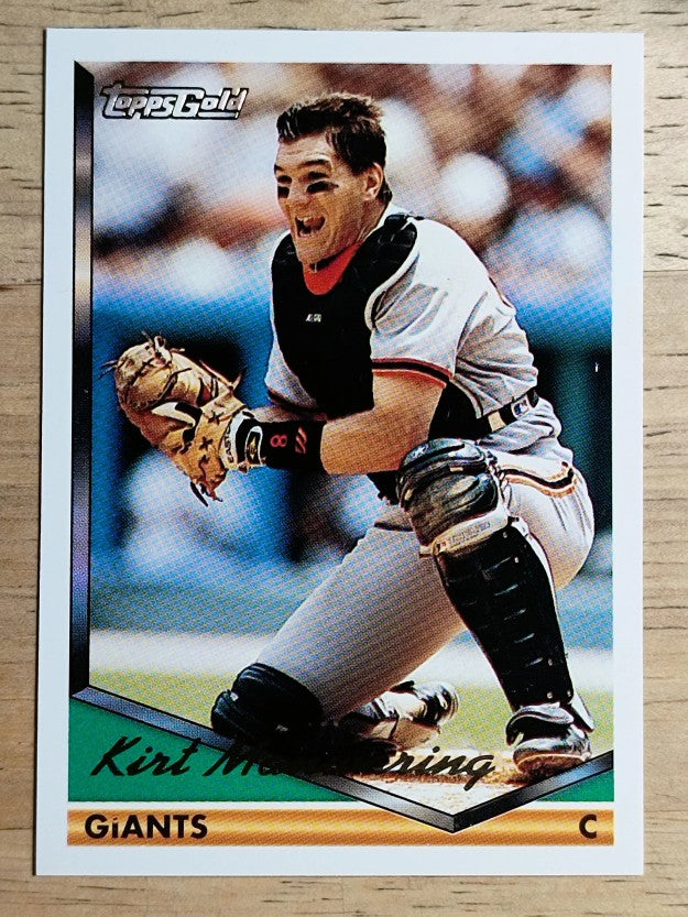 1994 Topps Gold #30 Kirt Manwaring