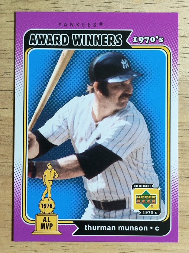 2001 Upper Deck Decade 1970's #159 Thurman Munson AW