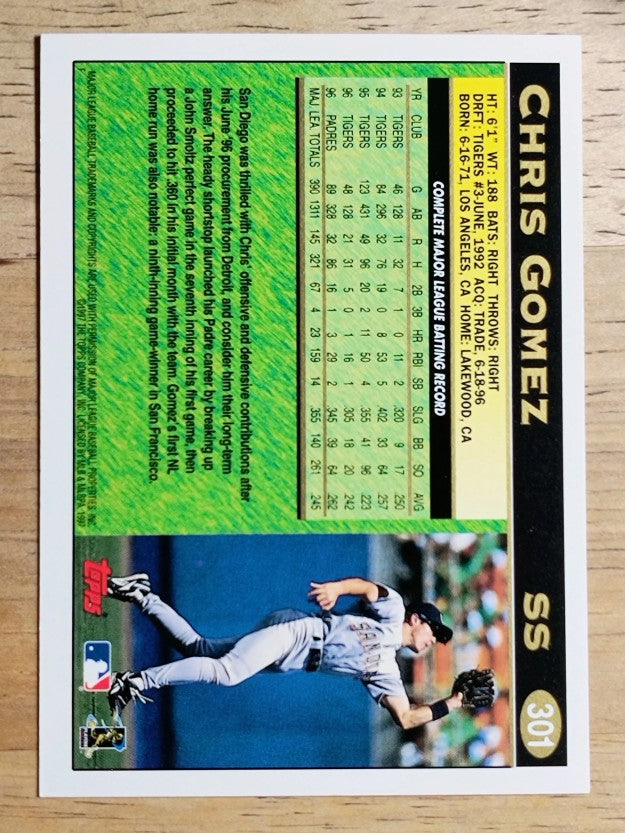 1997 Topps #301 Chris Gomez