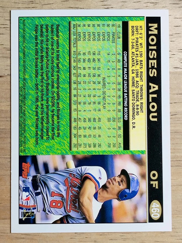 1997 Topps #460 Moises Alou
