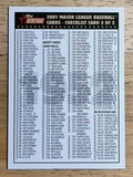 2001 Topps Heritage #CL2 Checklist 2