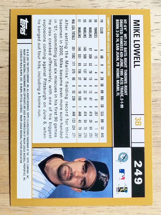 2002 Topps #249 Mike Lowell