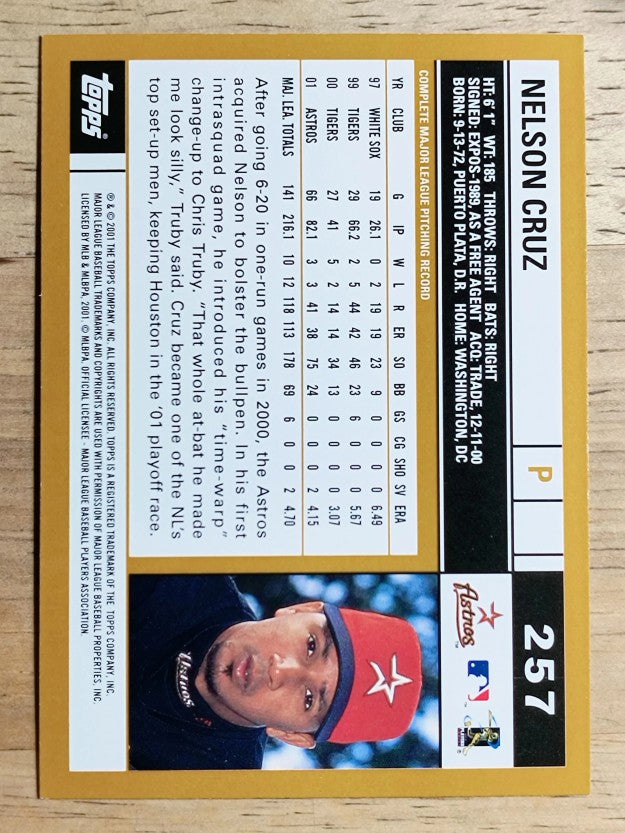 2002 Topps #257 Nelson Cruz