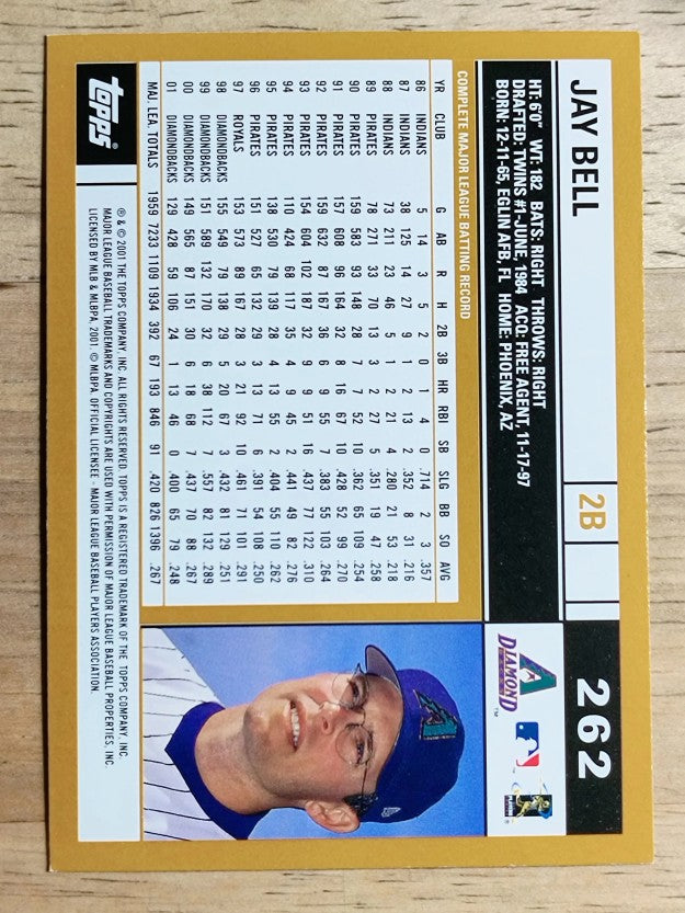 2002 Topps #262 Jay Bell