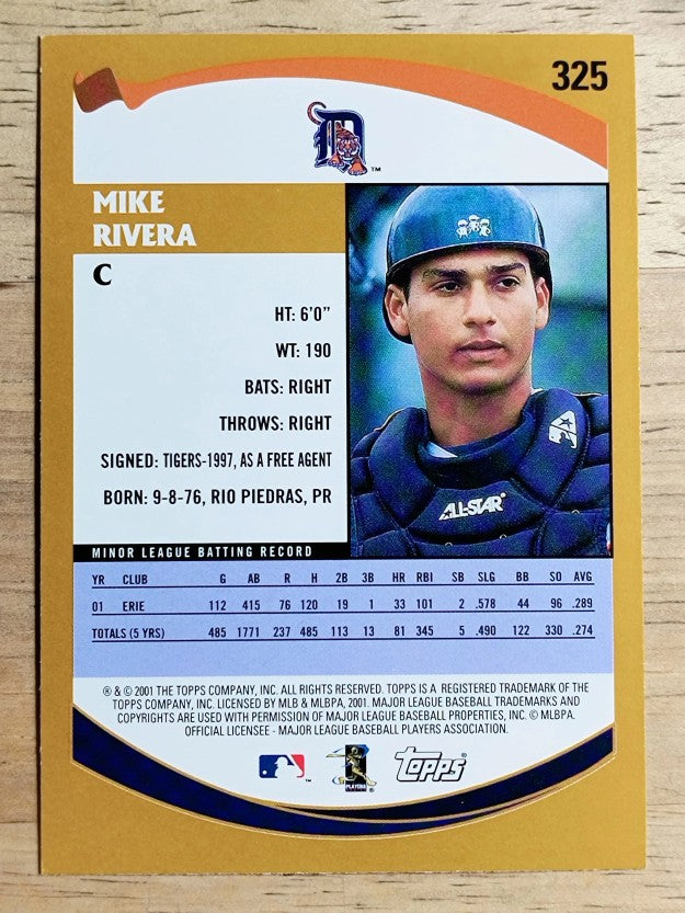 2002 Topps #325 Mike Rivera PROS