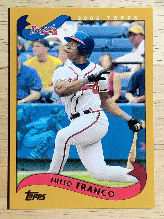 2002 Topps #424 Julio Franco