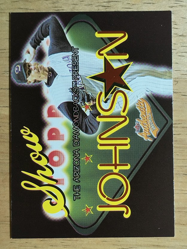2005 Fleer Authentix Showstoppers #8 Randy Johnson