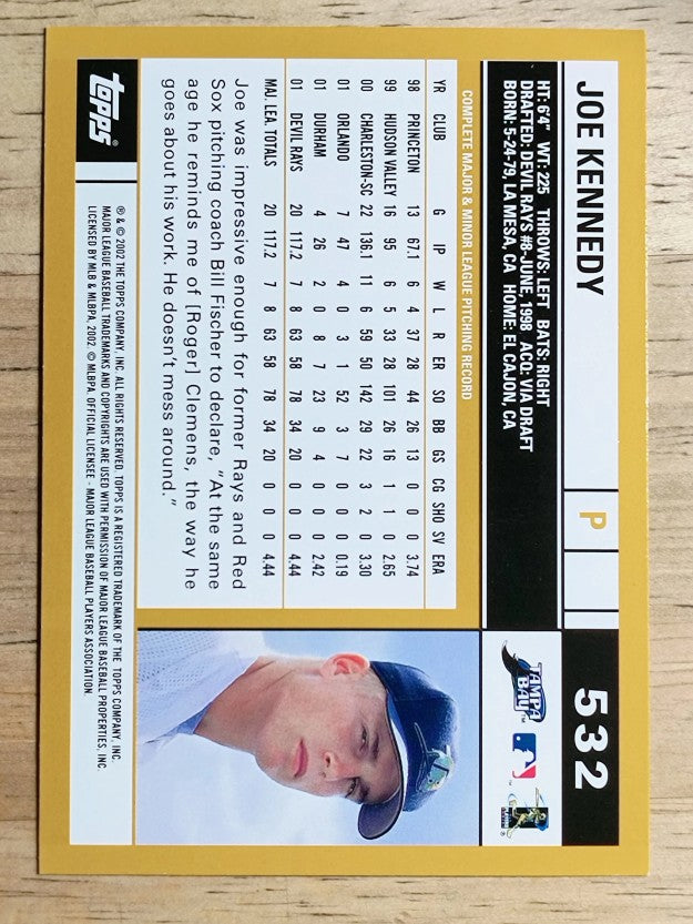 2002 Topps #532 Joe Kennedy
