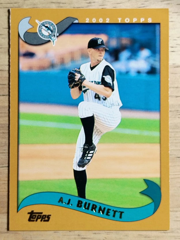 2002 Topps #546 A.J. Burnett