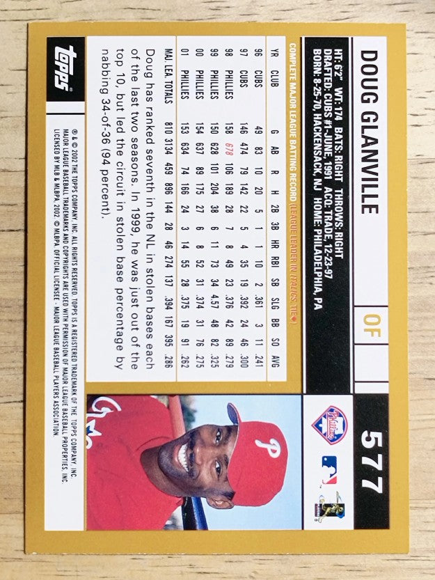 2002 Topps #577 Doug Glanville