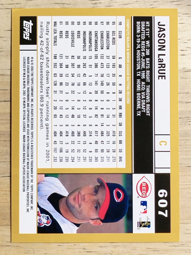 2002 Topps #607 Jason LaRue
