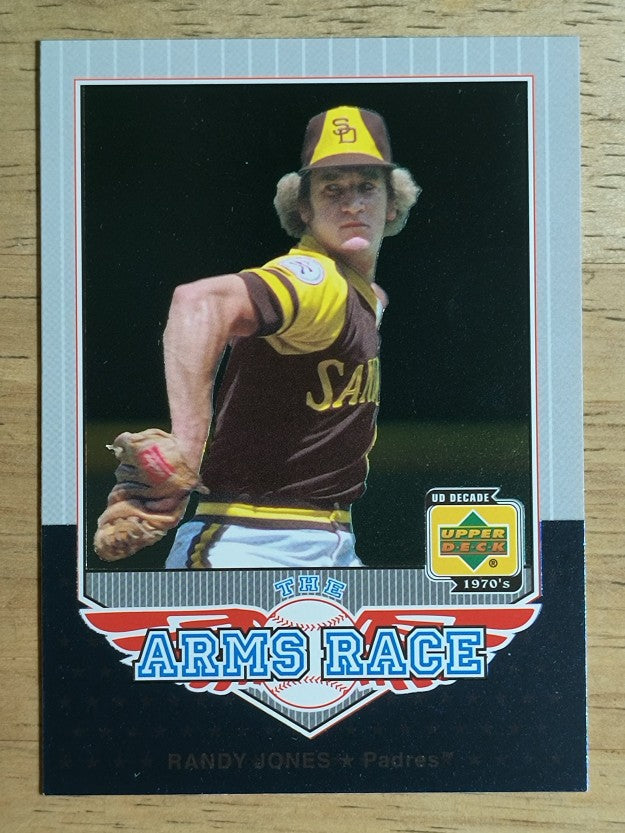 2001 Upper Deck Decade 1970's Arms Race #AR5 Randy Jones