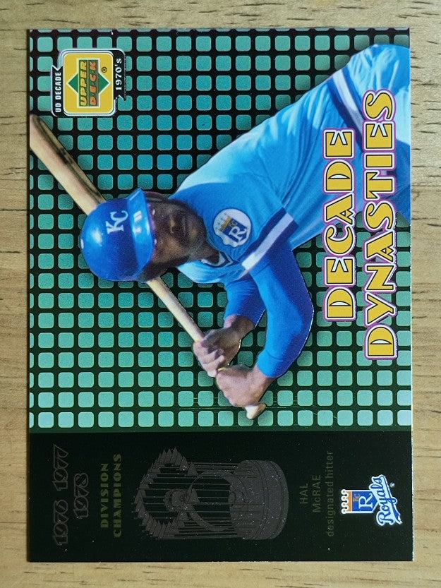 2001 Upper Deck Decade 1970's Dynasties #D8 Hal McRae